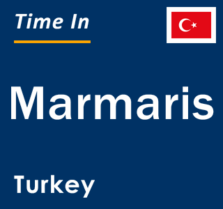 Current local time in Marmaris, Turkey