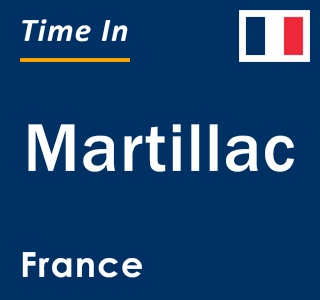 Current local time in Martillac, France