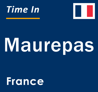 Current local time in Maurepas, France