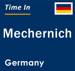 Current local time in Mechernich, Germany