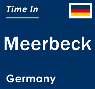 Current local time in Meerbeck, Germany