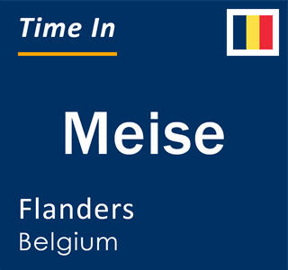 Current local time in Meise, Flanders, Belgium