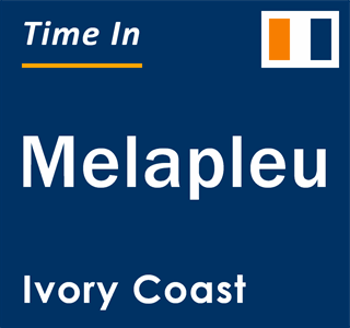 Current local time in Melapleu, Ivory Coast