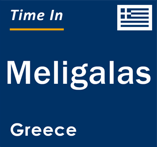 Current local time in Meligalas, Greece