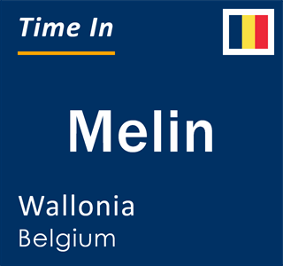 Current local time in Melin, Wallonia, Belgium