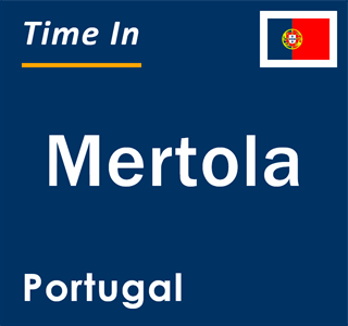 Current local time in Mertola, Portugal