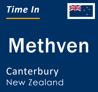 Current local time in Methven, Canterbury, New Zealand