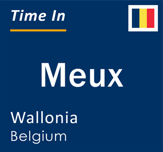 Current local time in Meux, Wallonia, Belgium