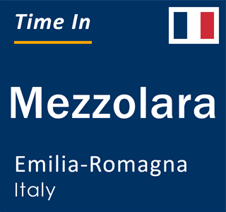 Current local time in Mezzolara, Emilia-Romagna, Italy