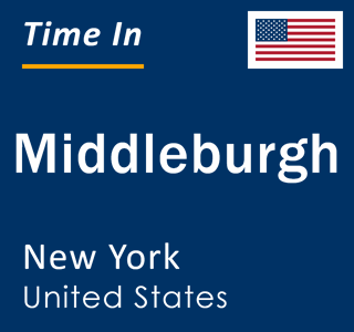 Current local time in Middleburgh, New York, United States
