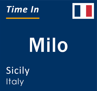 Current local time in Milo, Sicily, Italy