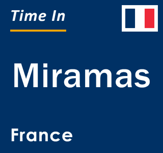 Current local time in Miramas, France