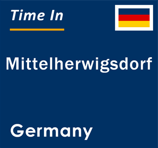 Current local time in Mittelherwigsdorf, Germany
