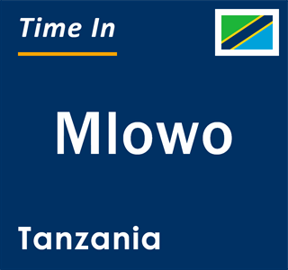 Current local time in Mlowo, Tanzania