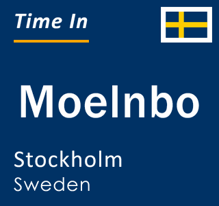 Current local time in Moelnbo, Stockholm, Sweden