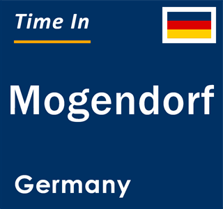 Current local time in Mogendorf, Germany