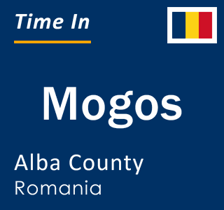 Current local time in Mogos, Alba County, Romania