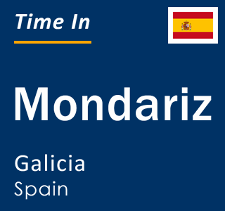 Current local time in Mondariz, Galicia, Spain