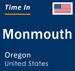 Current local time in Monmouth, Oregon, United States