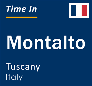 Current local time in Montalto, Tuscany, Italy