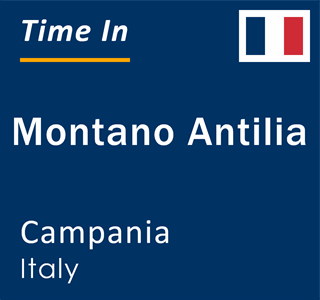 Current local time in Montano Antilia, Campania, Italy