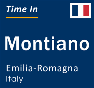 Current local time in Montiano, Emilia-Romagna, Italy