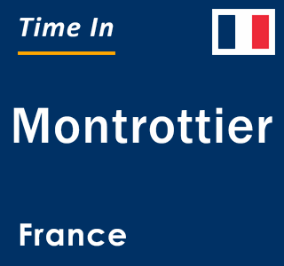Current local time in Montrottier, France