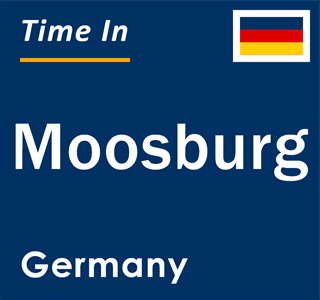 Current local time in Moosburg, Germany