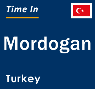 Current local time in Mordogan, Turkey