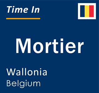Current local time in Mortier, Wallonia, Belgium