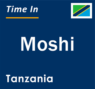 Current local time in Moshi, Tanzania