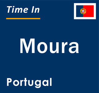 Current local time in Moura, Portugal
