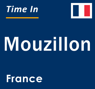 Current local time in Mouzillon, France