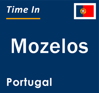 Current local time in Mozelos, Portugal