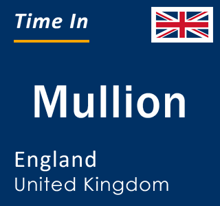 Current local time in Mullion, England, United Kingdom
