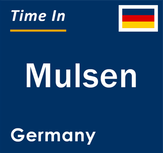 Current local time in Mulsen, Germany