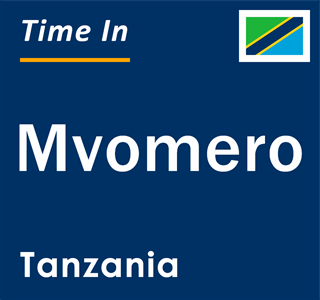 Current local time in Mvomero, Tanzania