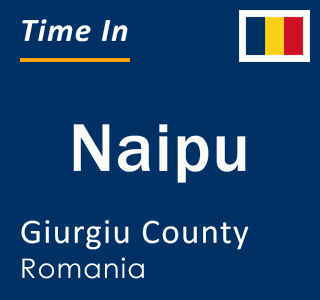 Current local time in Naipu, Giurgiu County, Romania