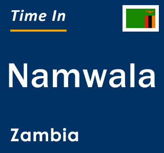 Current local time in Namwala, Zambia
