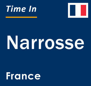 Current local time in Narrosse, France