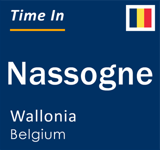 Current local time in Nassogne, Wallonia, Belgium