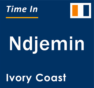 Current local time in Ndjemin, Ivory Coast