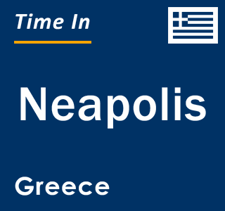 Current local time in Neapolis, Greece