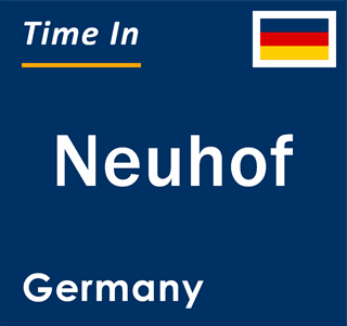 Current local time in Neuhof, Germany