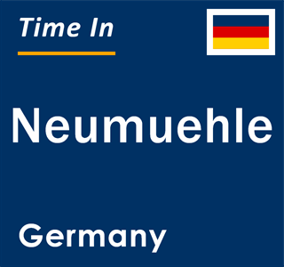 Current local time in Neumuehle, Germany
