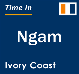 Current local time in Ngam, Ivory Coast