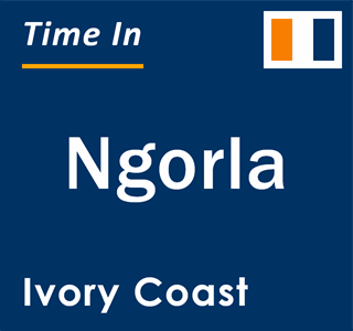 Current local time in Ngorla, Ivory Coast