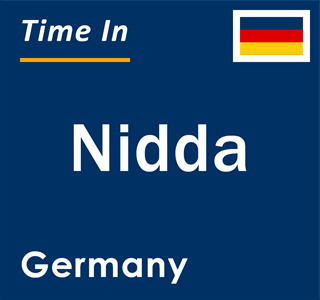 Current local time in Nidda, Germany