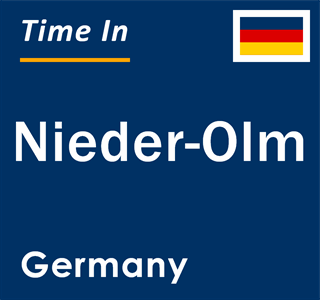 Current local time in Nieder-Olm, Germany