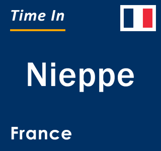 Current local time in Nieppe, France